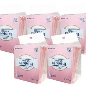 마이비데 물티슈 리필 46매10팩 클린케어 화장실용 비데용 물에녹는 비데티슈 x3SET(S