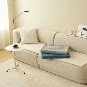 마카롱 투톤 믹스 쇼파 패드 미니 러그침실 거실 바닥 인테리어 디자인 소파 침대