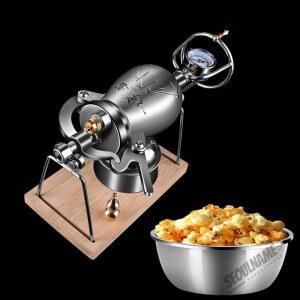 소형 뻥튀기 뻥튀기기계 스테인리스 가정용 캠핑 328ml 야외 강냉이 팝콘 미니