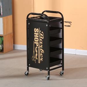 금속 철제 미용실 도구 카트, 수납형 헤어드레싱 롤러 트롤리, 뷰티 트리트먼트 유틸리티 카트, 헤비 듀티 이동식 캐비닛