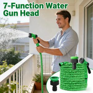 자동차 세차, 정원 물주기, 다기능 청소용 스프레이어, 야외용 고압 물총이 포함된 신축성 있는 매직 호스