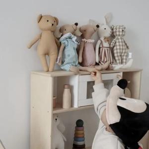 어린이가 씹고, 동행하고, 달래는 북유럽 스타일의 덴마크 면 인형, 아기 인형, 장식 인형