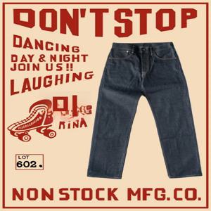 NonStock Levis1969 빈티지 로우 컬러 레드 이어 데님 스트레이트 레그 슬림핏 미드 웨이스트 롱 팬츠 스케이트보드 청바지 청소년 스타일