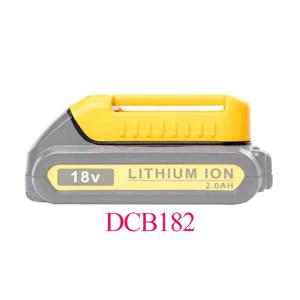 노트북 휴대폰 충전용 USB 및 타입-C가 포함된 DeWalt 18V 리튬 배터리용 새 업그레이드된 보조 배터리 충전기(배터리 없음)