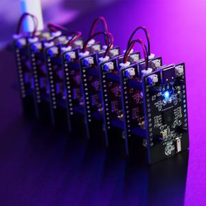 새로운 NMMiner 공식 블록체인 럭키 BTC 솔로 로터리 마이너 컴퓨터 애호가용 385KH/s *8 더 높은 성능의 ESP32S3 체인 단일 판매