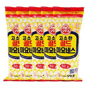 오뚜기 고소한 골드 마요네즈 미니 50g 5개