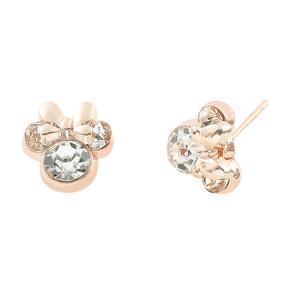 만화 미키 마우스 애니메이션 캐릭터 합금 라인스톤 스터드 귀걸이 1쌍, 귀엽고, 섬세하고, 패셔너블하며, 다재다능합니다.