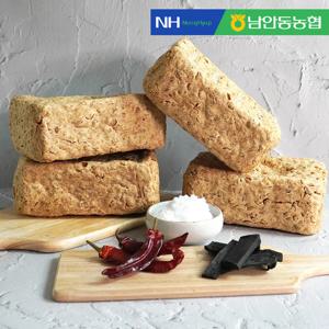 [남안동농협] 우리콩 재래메주 된장만들기 5.2kg (4장+숯+고추)