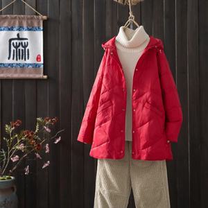 플러스 사이즈 3xl 여성 겨울 코트 2023 새로운 도착 90% 화이트 오리 패션 후드 초경량 따뜻한 다운 재킷 유지