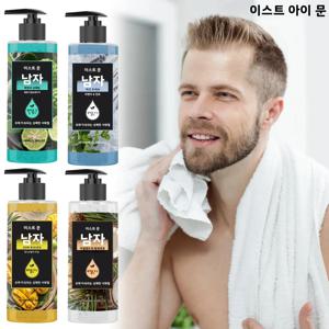 남성용 유칼립투스 코코넛 바디워시 딥 클렌징 샤워젤 상쾌한 향기 오래 지속되는 향기 유분 조절 100ml