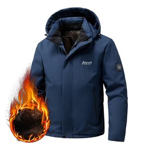 2025 겨울 다운 패딩 재킷 남성 중년 노인 캐주얼 패션 다운 재킷 아빠 스타일 플러시 두꺼운 그래핀 따뜻한 면 슈트