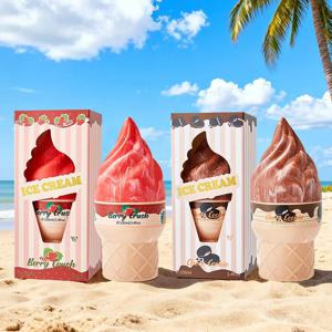 고메 디저트 향수 스프레이, 초콜릿 쿠키/솜사탕/카라멜 팝콘 향 미스트, 달콤한 여성용 딸기 바닐라 향