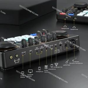 사운드 카드 노래 라이브 방송 특수 장비, 고급 플래시 게스트 모바일폰 컴퓨터 전문 세트