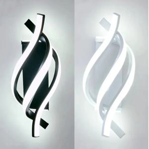 현대 LED 벽 램프 홈 라인 장식 벽 램프 거실 배경 벽 침실 머리판 조명 실내 조명