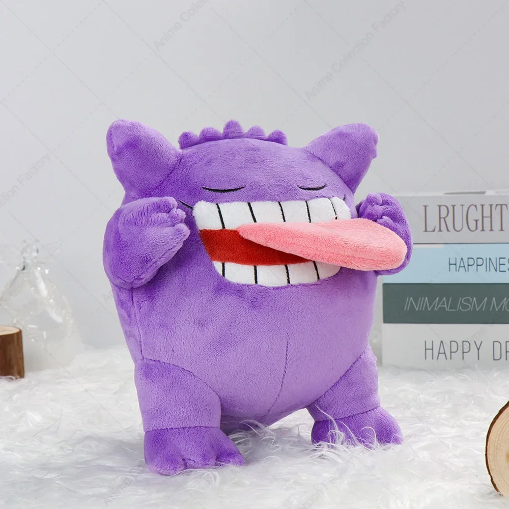 새로운 포켓몬 슬리핑 Gengar 플러시 장난감 애니메이션 포켓 몬스터 메가 Gengar Peluche 인형 생일 선물 어린이