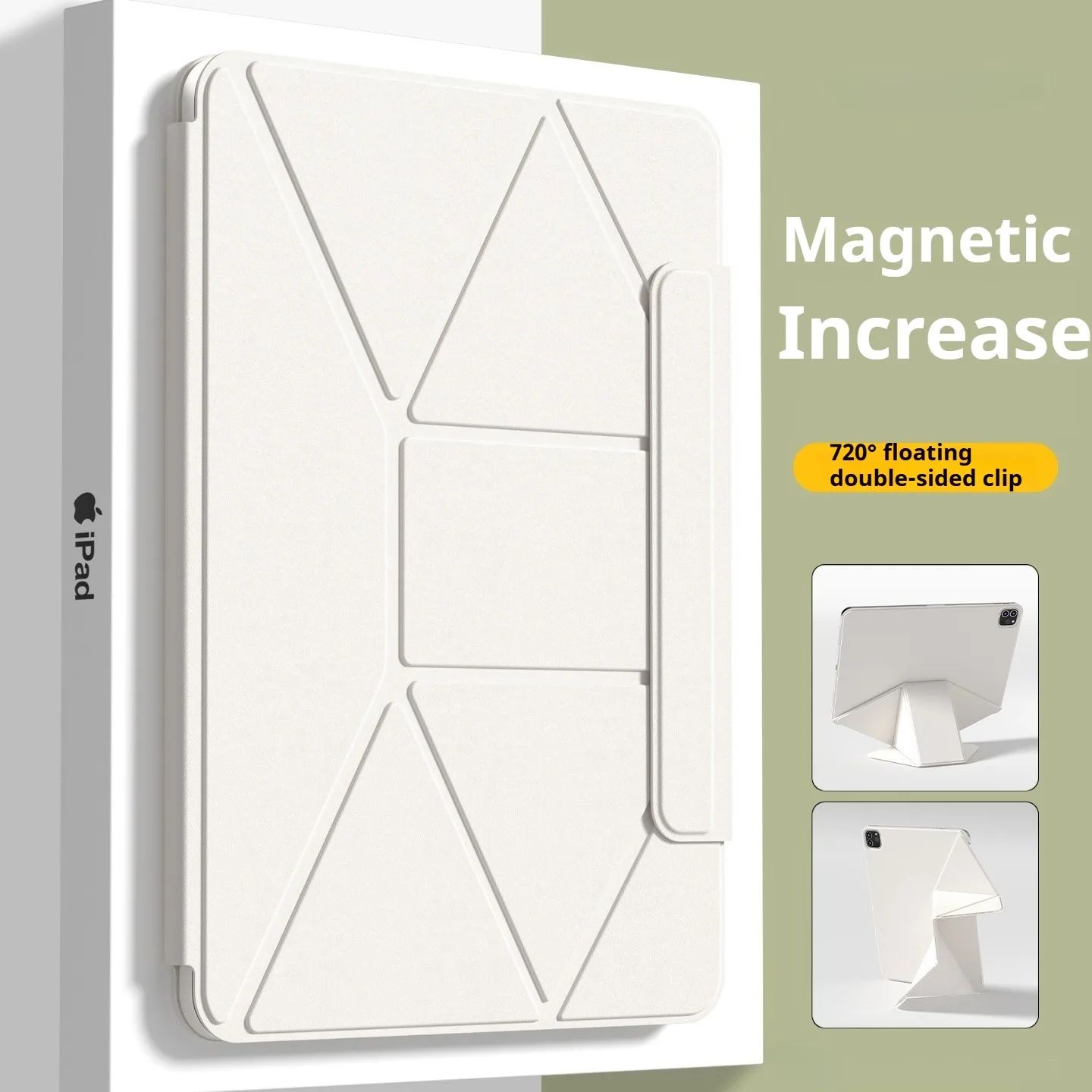 ZOYU 스마트 폴리오 커버 아이패드 A16 11세대 2025 아이패드 에어 11 펀다 아이패드 프로 13 12.9 4/5/6세대 미니 8.3 A17 프로 자석식 케이스