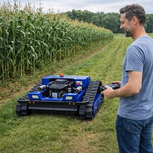 맞춤형 자동 4행정 잔디깎이 - 간단한 디자인 산업용 소형 크롤러 원격 제어 상업용 농기구