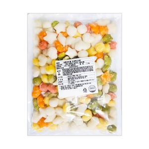 [100% 국산] 팔도맛쟁이 오색모양 떡국떡 1kg (냉동) / 떡국 떡