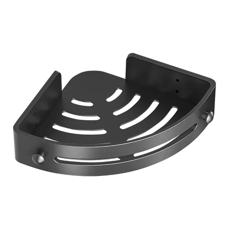 2개 세트 욕실 선반 주방 수납 정리함 플라스틱 샴푸 랙 샤워 선반 욕실 액세서리 무타공 선반