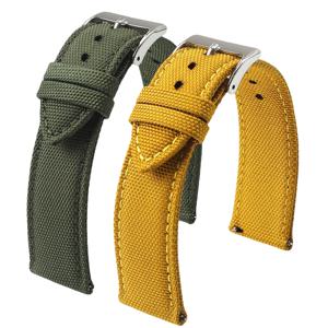 20mm 22mm 방수 세일클로스 시계 스트랩 양면 나일론 시계줄 퀵 릴리즈 밴드 남성용 범용 스포츠 벨트 팔찌