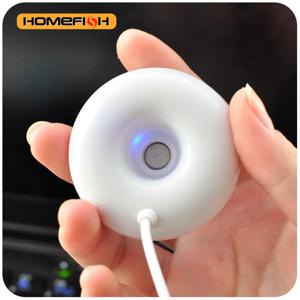 홈피쉬 미니 도넛 모양 USB 가습기 음이온 라운드 데스크탑 공기청정기 가정용 사무실용 도넛 스팀 디퓨저 미니 분무기