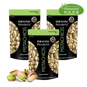 [하루견과] 원더풀피스타치오150gx3봉 (가염)
