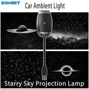 차량 실내 무드등 천장 별빛 USB LED 별이 빛나는 분위기 프로젝터 나이트 파티 장식 로맨틱 토성 은하 조명