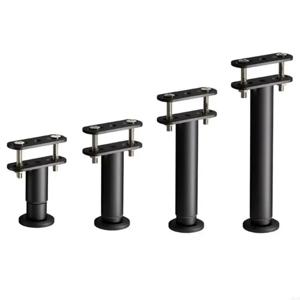 조절 가능한 침대 프레임 지지 다리, 고강도 블랙 침대 슬랫 지지 다리, 하중 지지 금속 가구 다리