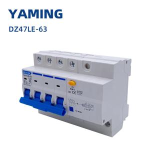 DZ47LE-63 새로운 미니 회로 차단기 공기 스위치 4P 가정용 작은 3 상 380V 10-63A MCB