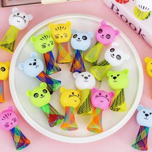10/20Pcs 바운싱 엘프 만화 미니 동물 점프 게임 장난감 생일 파티 선물 구디백 선물
