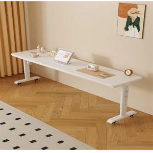 크로스베드 테이블 컴퓨터 테이블 이동식 및 높이 조절 가능 간단한 컴퓨터 테이블 가정용 벽걸이형 침대 옆 작업대 게으름뱅이 책상