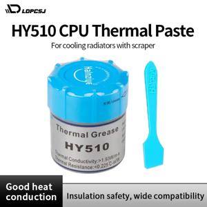LD HY510 데스크탑 컴퓨터 CPU 열전도 그리스 컴파운드 페이스트 냉각 히트 싱크용 실리콘 페이스트 스크레이퍼 포함