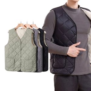 시크나인 남자 울 경량 패딩 조끼 베스트 색상 3종
