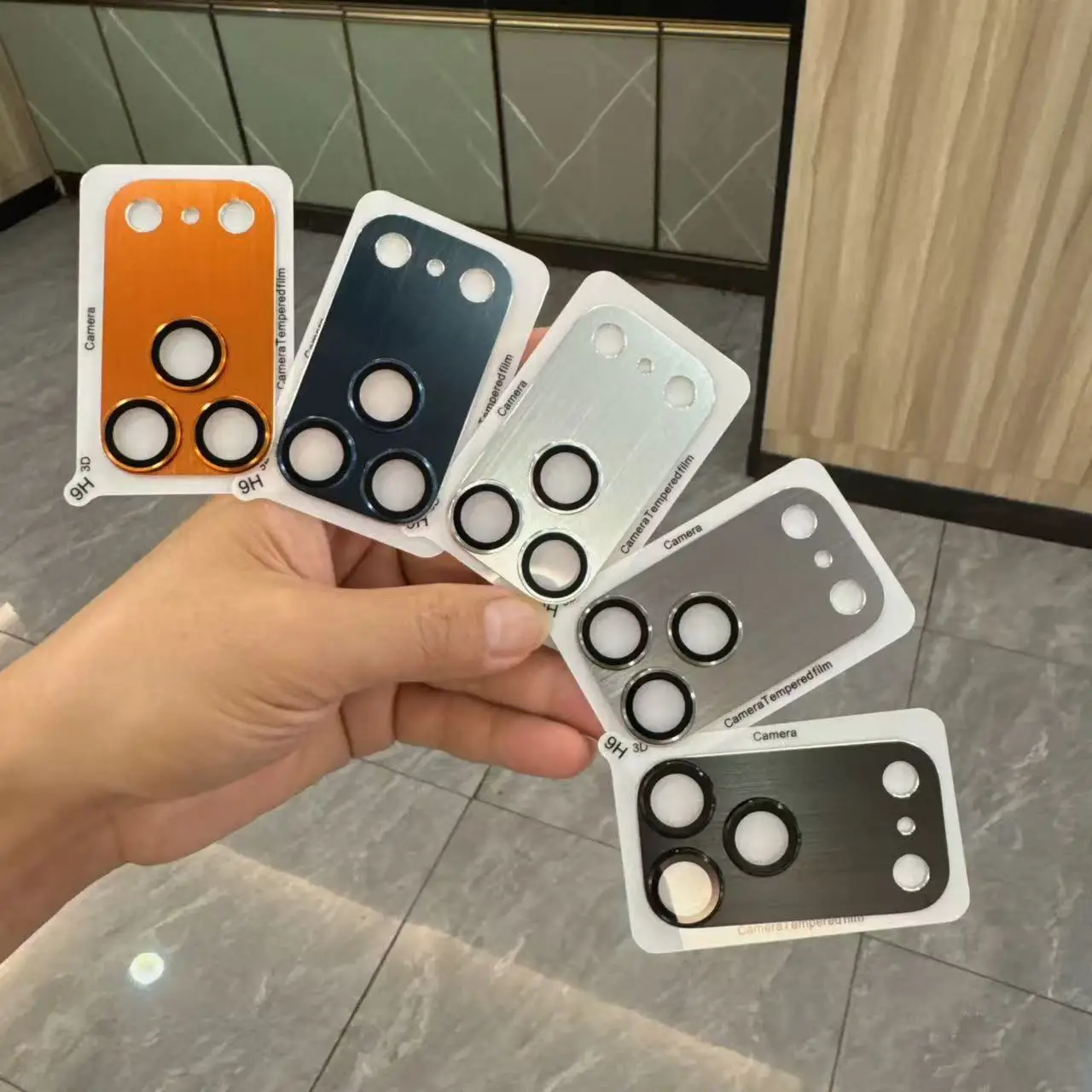 NNBILI 1개 메탈 글래스 카메라 렌즈 보호기 아이폰 17Pro 17Pro MAX 아이폰 렌즈 커버 액세서리