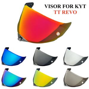 KYT TT 레보 헬멧용 오토바이 헬멧 바이저 교체 렌즈 쉴드 윈드쉴드 카스코 모토 비세라 액세서리 안경 렌즈