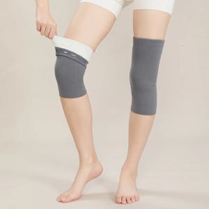 두꺼운 양털 무릎 패드 남성 여성 보온 보호 가정용 성인 무릎 지지대 관절 보호대 여성 가을 겨울 필수품