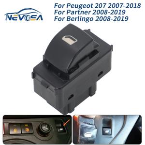푸조 207 SW 밴 CC 2008- 파트너 베를링고 자동차 파워 윈도우 스위치 6490E2 6554QP 6490.E2 6554.QK 966579272ZD (단일 버튼)