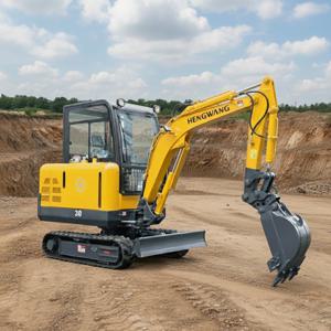 신형 3톤 디젤 크롤러 굴삭기 유압식 미니 굴삭기 3T 미니 대형 농업용 트랙터 건설 기계