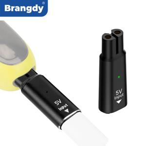 Brangdy 5V Type-C 면도기 어댑터 충전기 변환기 필립스 One Blade QP2724 QP2834 QP1424 QP1924 QP4631 수염 트리머에 적합