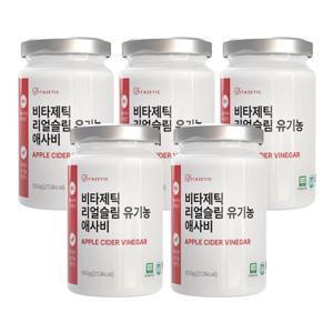 비타제틱 리얼 슬림 유기농 애플사이다비니거 천연 발효 사과 초모 식초 애사비분말 x 5개