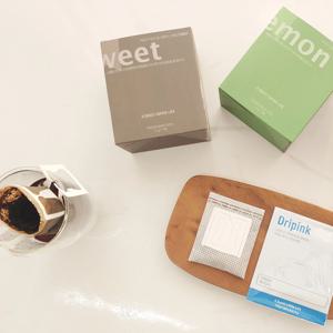 드립핑크 니카라과 10g x 35개 드립백커피 7개입 박스(5박스) 다크초콜렛 라임 땅콩