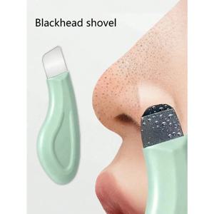 1개 코 블랙헤드 제거 도구 부드러운 얼굴 모공 클렌저 실리콘 얼굴 스크래퍼 피부 스크럽 얼굴 스크래퍼 피부 관리 도구