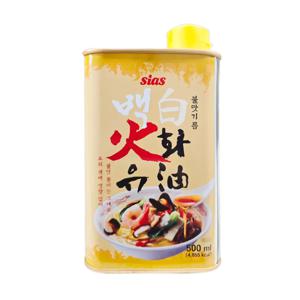 시아스 백화유 불맛기름 500ml / 화유, 투명 불맛기름