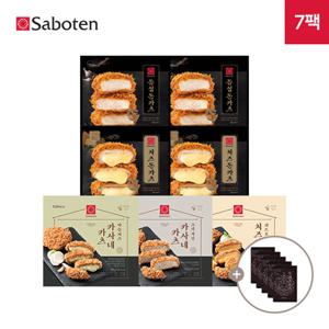 [사보텐] 일본 정통 수제돈까스 5종 맛보기팩 + 소포장 돈까스소스 5개