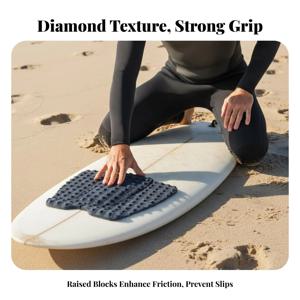 웨이브 보드 테일 패드 방수 웨이브 보드 트랙션 패드 미끄럼 방지 패들보드 그립 오래 지속되는 웨이브 인그 액세서리 기하학적