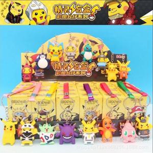 24pcs 포켓몬 피카추 그림 미스터리 블라인드 박스 전설 Arceus 영구 수동 장식 기본 주변 장치 장난감 펜던트 선물