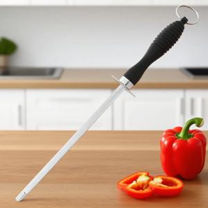 주방용품 탄소강 칼갈이, 걸이형 구멍이 있는 칼갈이 (10인치)