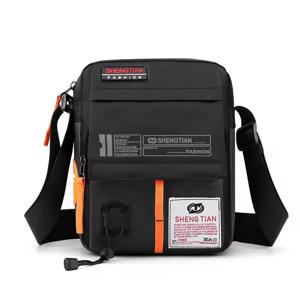 방수 옥스포드 슬링백 남성용 도난방지 크로스백 메신저백 다용도 포켓 폰 파우치 데일리 통근 여행용 소형 지퍼 숄더백