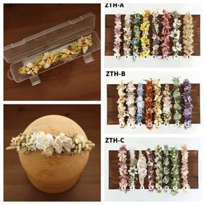 아기 사진 액세서리 보름달 아기 인공 꽃 머리띠 장식 조정 가능한 꽃 모자를 쓰고 있죠 신생아 사진 소품