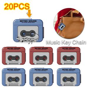 음악 열쇠 고리 홀더 키 보관 홀더 벽 열쇠 고리 보관 상자 빈티지 홈 인테리어 기념 커플을 녹음할 수 있습니다